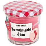 EatMySocks Homemade Jam Strawberry Socken