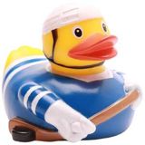 Eishockey Quietscheentchen-Gummiente 8cm