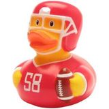 Football Quietscheentchen-Gummiente 9cm