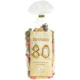 80. Geburtstag Happy Birthday Pastasäckli 250g