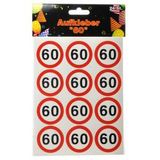 Aufkleber Verkehrstafel 60 Geburtstag