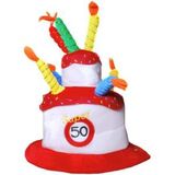 Geburtstagshut Verkehrstafel 50 Geburtstag