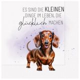 Servietten Dackel Es sind die kleinen Dinge 20 Stück