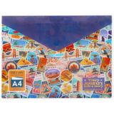 Legami Dokumentenmappe Fold & Order Travel Stickers
