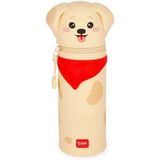 Legami 2-in-1-Federmäppchen Golden Retriever aus Silikon