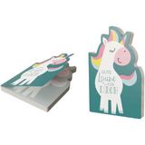 Notizblock Unicorn Gute Laune für Dich 12cm x 8cm