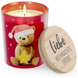 Duftkerze Liebe Weihnachtsgrüsse Bär