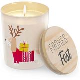 Duftkerze Frohes Fest Dackel