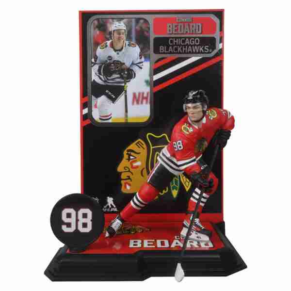 NHL Connor Bedard Chicaco Blackhawks Figur 18cm