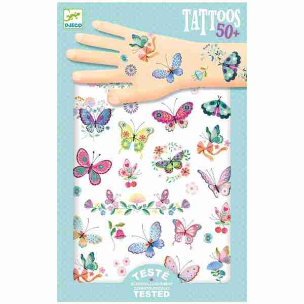 Djeco Tattoos Traumschmetterlinge