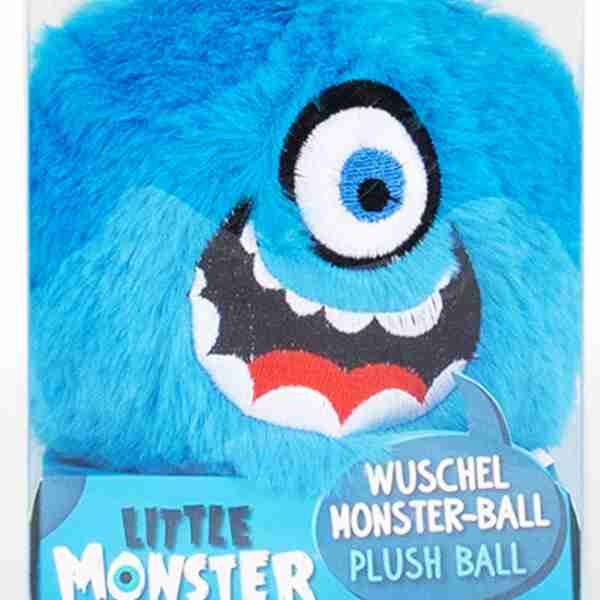 Little Monster Wuschel Monster-Ball blau