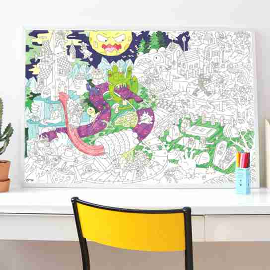 Omy Ausmalposter Zombies 70cm x 100cm