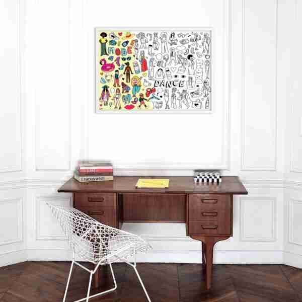 Omy Ausmalposter Stylist 70cm x 100cm