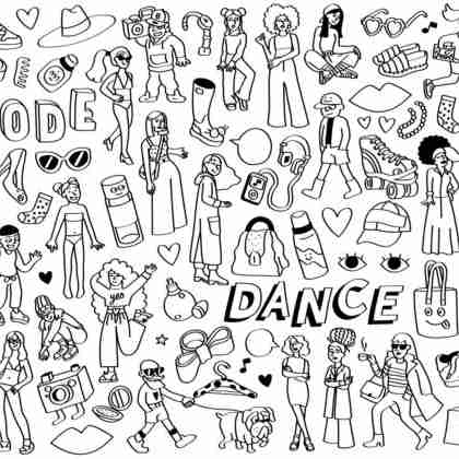 Omy Ausmalposter Stylist 70cm x 100cm
