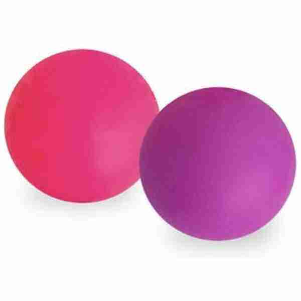 Antistress- & Relaxbälle 2er Set lila/pink