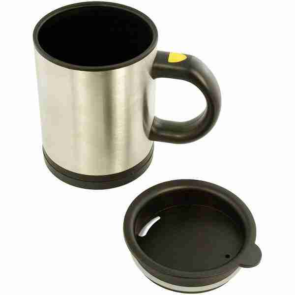 Selbstumrührender Edelstahl-Becher
