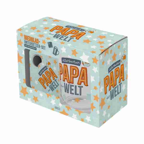 Bierglas-Set Allerbester Papa der Welt