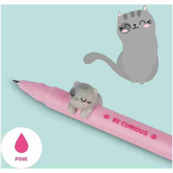 Legami Gelstift Lovely Friends mit Deko-Kitty