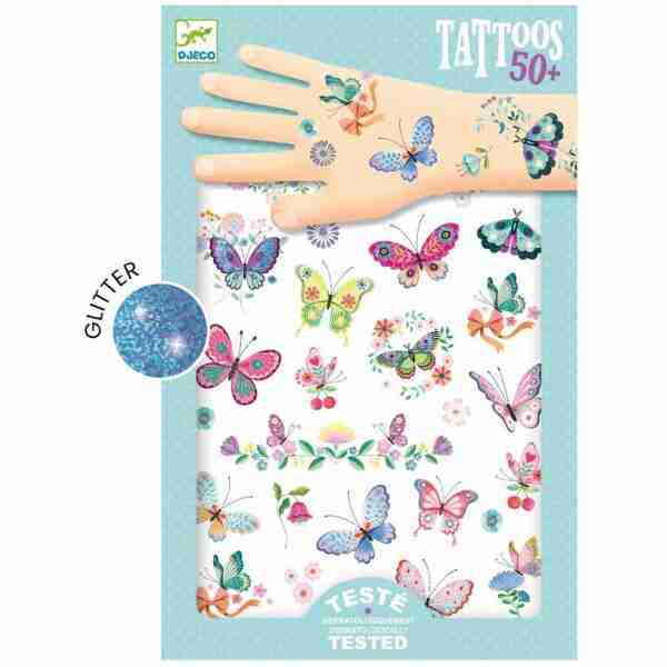 Djeco Tattoos Traumschmetterlinge