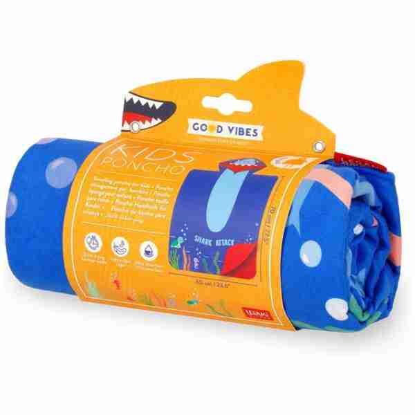 Legami Badeponcho für Kinder Shark