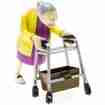 Aufziehbare Oma mit Rollator 2er Set