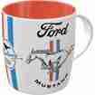 Nostalgic Art - Ford Mustang Horse & Stripes Logo Tasse