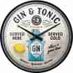 Nostalgic Art Wanduhr Gin Tonic