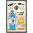 Nostalgic Art Gin & Tonic Blechschild 40x60cm