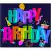 Geschenkkarte: Happy Birthday