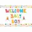 Geschenkkarte: Welcome Baby Boy