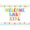 Geschenkkarte: Welcome Baby Girl