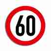 Verkehrstafel 60 Geburtstag