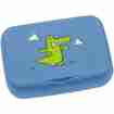 Lunchbox Krokodil blau