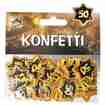 Tischkonfetti Gold 50 Geburtstag 14g