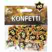 Tischkonfetti Gold 60 Geburtstag 14g