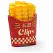 Fries Clips Tütenverschluss 12 Stück