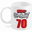 Happy Birthday 70 Tasse 300ml