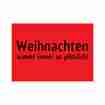 Postkarte Weihnachten kommt immer so plötzlich