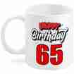 Happy Birthday 65 Tasse 300ml