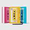 Notizbuch Musikkassette 3er Set