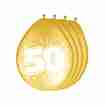 Latexballons Explosion 50. Geburtstag gold