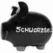 Sparschwein Schwarzgeld 17cm x 15cm