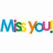 Geschenkkarte: Miss you