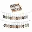 Adventskalender 24 Socken braun/beige/silber 220cm