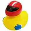 Rennfahrer Helm Badeente