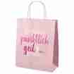 Geschenktasche Entweder Pünktlich oder Geil aussehen