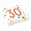Servietten 40. Geburtstag Konfetti 30 Stück