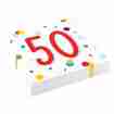 Servietten 50. Geburtstag Konfetti 20 Stück