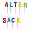 Geburtstagskerzen Alter Sack