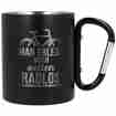 Tasse Karabiner Becher Radlos